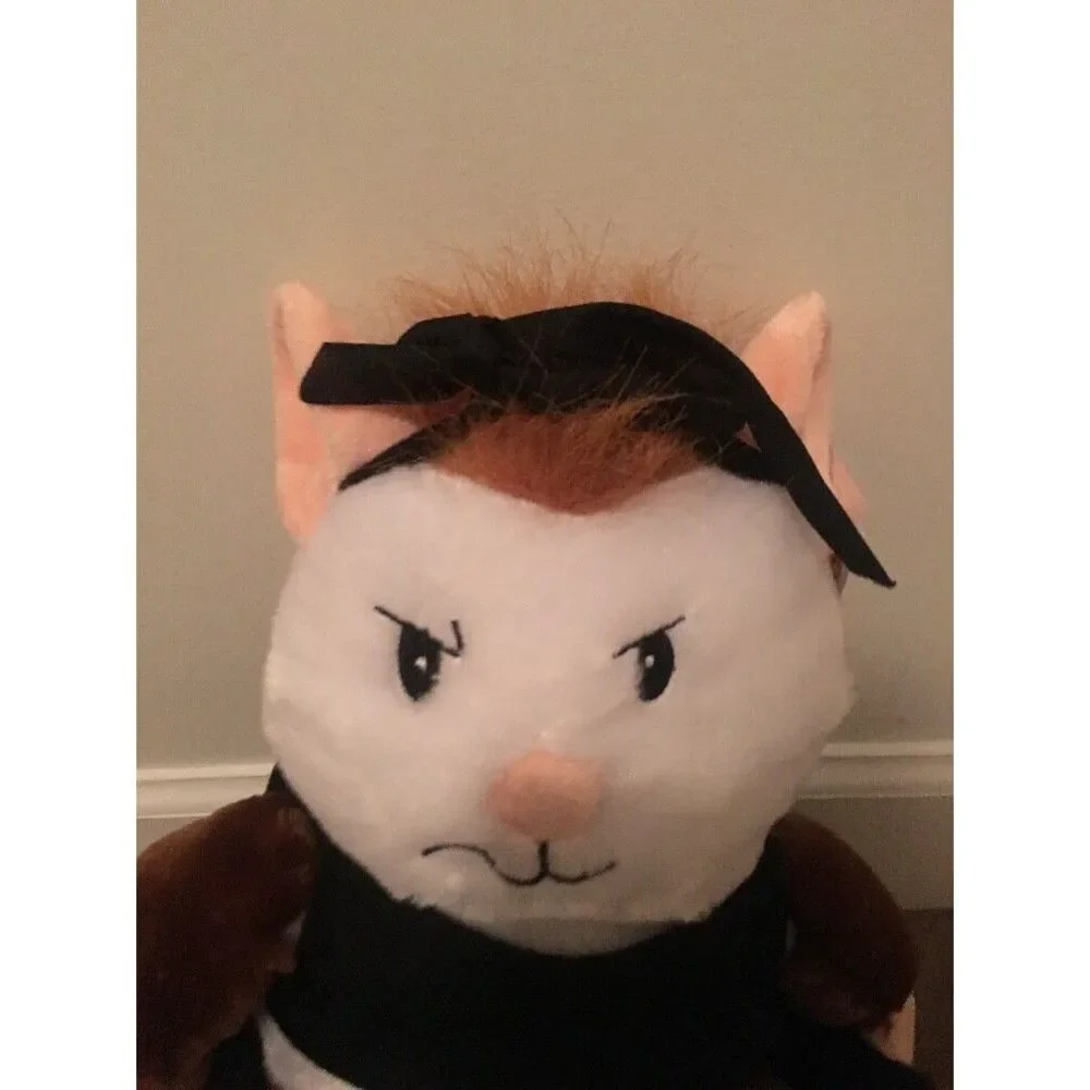 Hot Topic Plush Furry Hamster Animal Backpack Sack Bag Multi-Color
